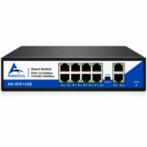 Annekal 8FE-2GE Poe Switch